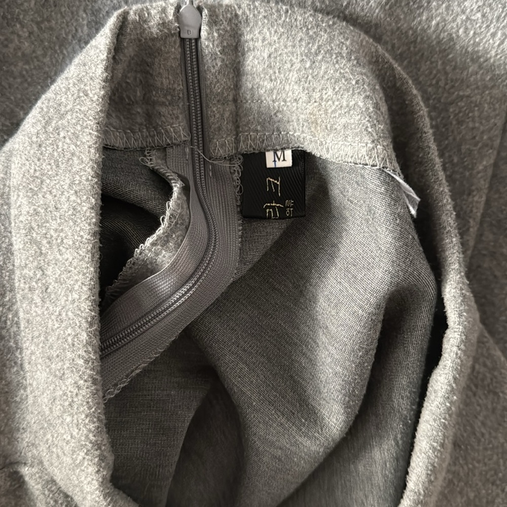Gray Skirt with Black Star Accent - Picture 3 of 3